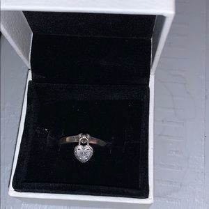 Pandora Heart Lock Ring